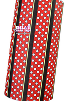 1pc Polka dot Faux Leather Sheet F172
