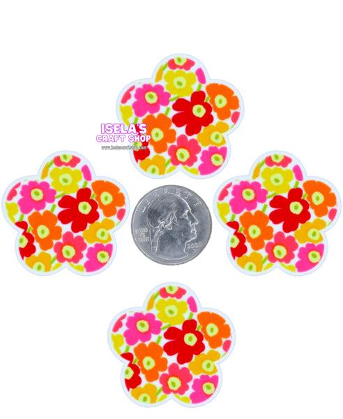 1pc - New High Quality Flower Resin Planar- P1359
