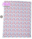 New 1pc Stars Faux Leather Sheet F576