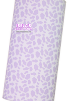 1pc Lavender cow Faux Leather Sheet F414