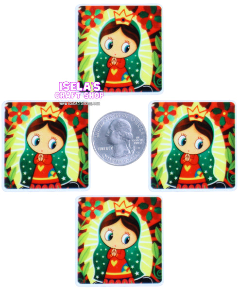 1pc- Virgencita Resin Planar P578