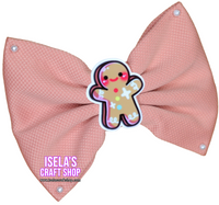1pc-Gingerbread Cookie Girl Resin Planar -P1012