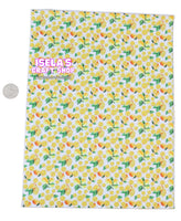 1pc Lemon Faux Leather Sheet F504