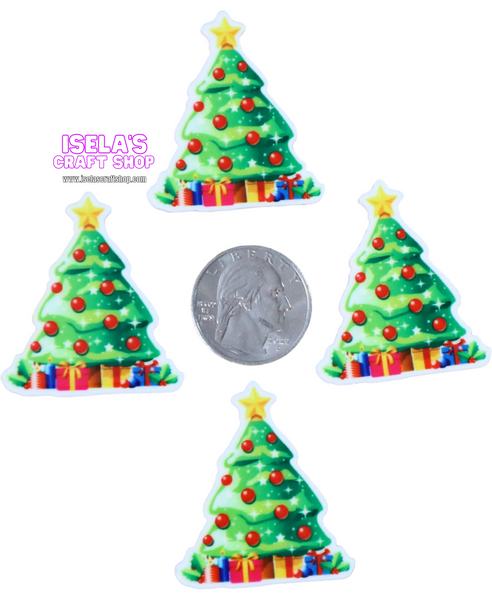 1pc-New High Quality Christmas tree Resin Planar P1264