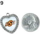 High-Quality OSU Charm for Jewelry Making - 1 Piece