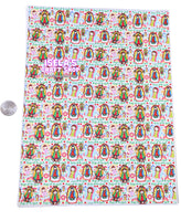 1pc New Virgencita  Faux Leather Sheet F917