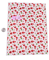 1pc New Cherry Faux Leather Sheet F881