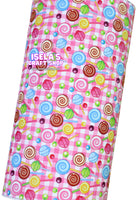 1pc New Lollipop Faux Leather Sheet F897
