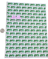1pc New Saint Patrick's Day Faux Leather Sheet F687