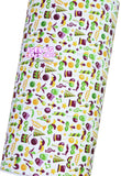 1pc-New  Mardi Gras Faux Leather Sheet F677