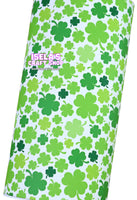 1pc New Four-leaf clover Faux Leather Sheet F686