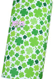 1pc New Four-leaf clover Faux Leather Sheet F686