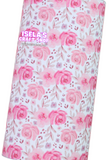 1pc- Pink Rose Faux Leather Sheet F64