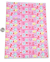 New 1pc Heart aux Leather Sheet F990