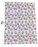 New 1pc Drink Faux Leather Sheet F900