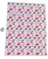 New 1pc Cow Girl Faux Leather Sheet F931