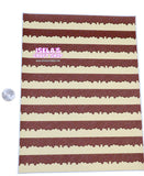 New 1pc Ice cream drip Faux Leather Sheet F915