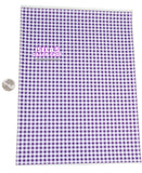 New 1pc Purple Faux Leather Sheet F953