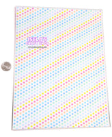 1pc New Polka Dot Faux Leather Sheet F958