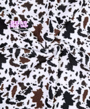 Cow Printed Bullet Liverpool Fabric L