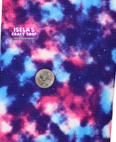 Galaxy Print Bullet Liverpool Fabric  L23