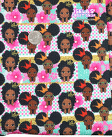 New Baby Girl  Printed Bullet Liverpool Fabric L50
