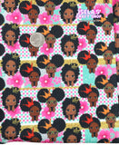 New Baby Girl  Printed Bullet Liverpool Fabric L50