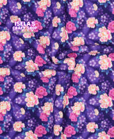 New Flower Printed Bullet Liverpool Fabric L36