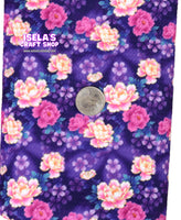 New Flower Printed Bullet Liverpool Fabric L36