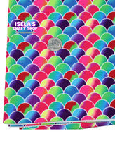 New Mermaid Scales Printed Bullet Liverpool Fabric L24
