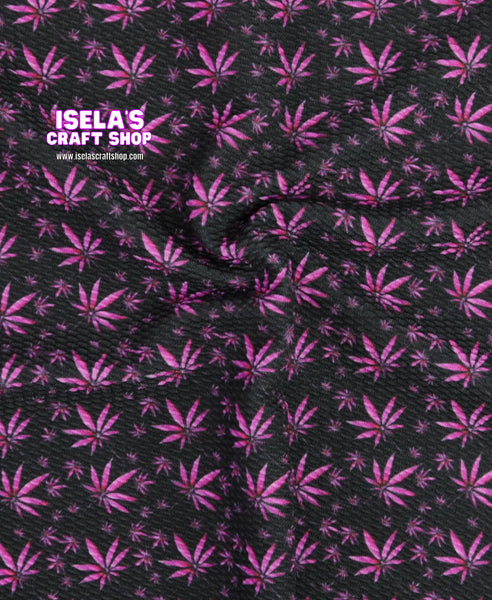 Weed Printed Bullet Liverpool Fabric L85