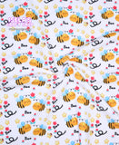 Bee Printed Bullet Liverpool Fabric L84