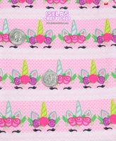 Unicorn Printed Bullet Liverpool Fabric
