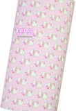 1pc New Santa Faux Leather Sheet F