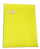 1pc Yellow Faux Leather Sheet