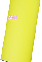 1pc Yellow Faux Leather Sheet