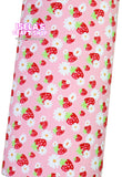 1pc strawberry Faux Leather Sheet F784