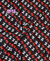 Bow Printed Bullet Liverpool Fabric L104