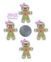 1pc-New Gingerbread Cookie Resin Planar -P1119
