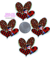1pc-New High Quality Heart Resin Planar P1170