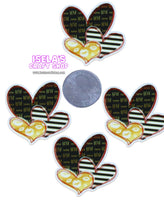1pc-New High Quality Heart Resin Planar