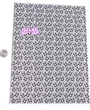 1pc Panda Faux Leather Sheet F631-