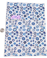 1pc New Evil Eye  Faux Leather Sheet F918