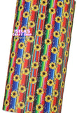 1pc Sunflower Serape Faux Leather Sheet F26