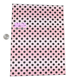 New 1pc Polka Dot Faux Leather Sheet F734