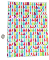 New 1pc Bunny Faux Leather Sheet F83
