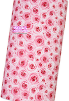 New 1pc Rose  Faux Leather Sheet F640