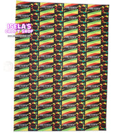 New 1pc Juneteenth Faux Leather Sheet F493