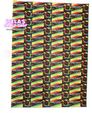 New 1pc Juneteenth Faux Leather Sheet F493