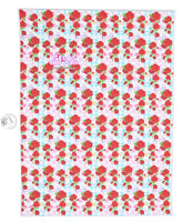 New 1pc Rose Faux Leather Sheet F773